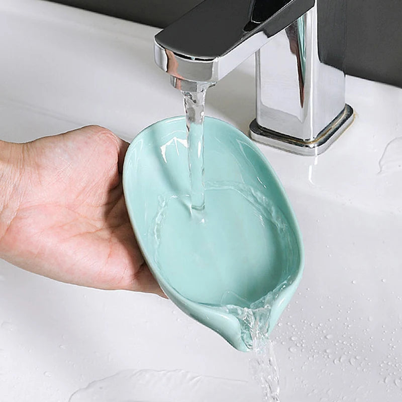 Soap holder with suction cup