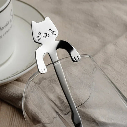 Cat-shaped Coffee Spoon