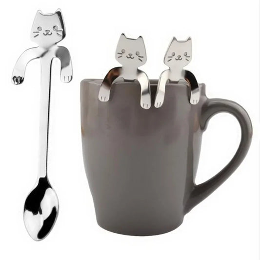 Cat-shaped Coffee Spoon