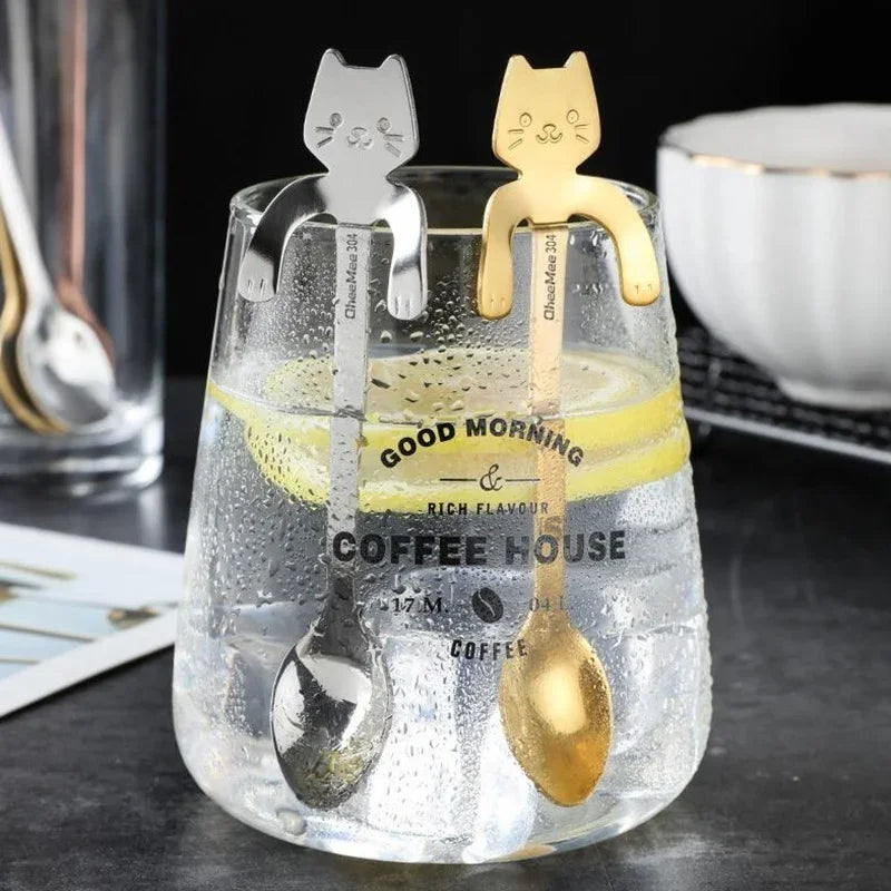 Cat-shaped Coffee Spoon