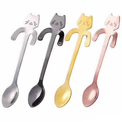 Cat-shaped Coffee Spoon